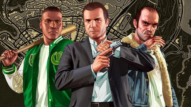 Grand Theft Auto V key art