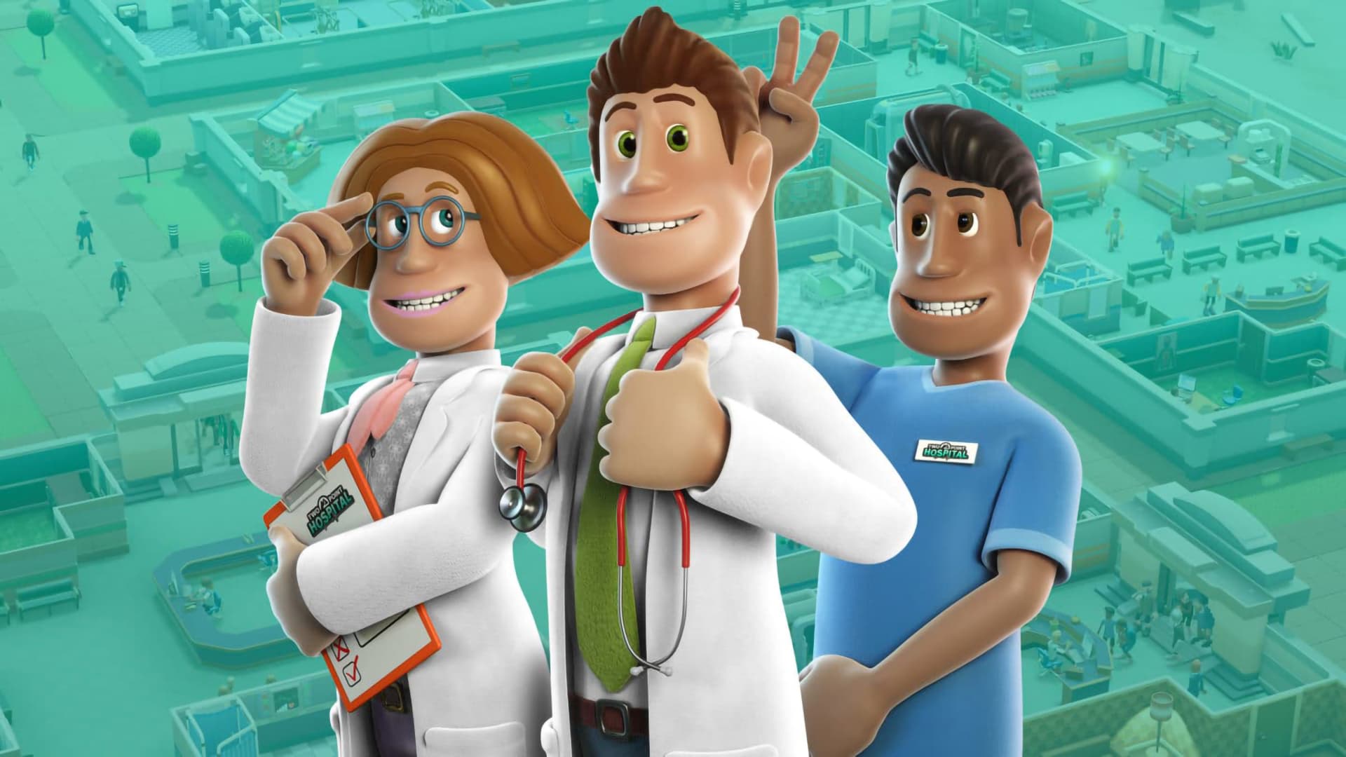 Two Point Hospital — key art