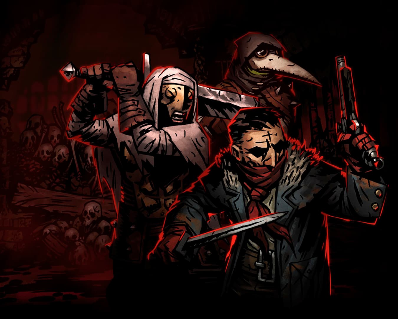 Darkest Dungeon — key art