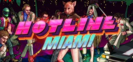 Hotline Miami header art