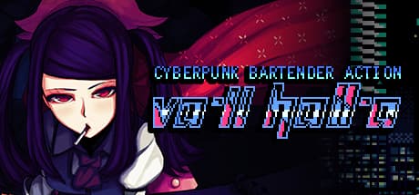 VA-11 Hall-A: Cyberpunk Bartender Action header art