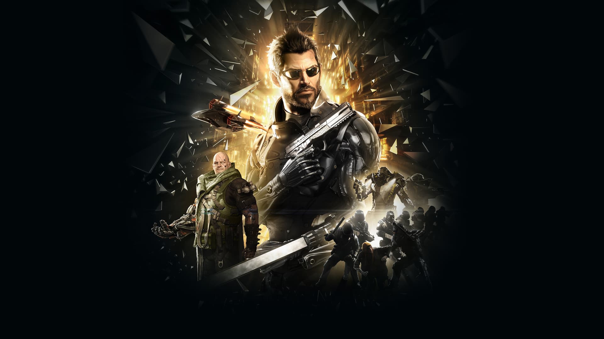 Deus Ex: Mankind Divided — key art