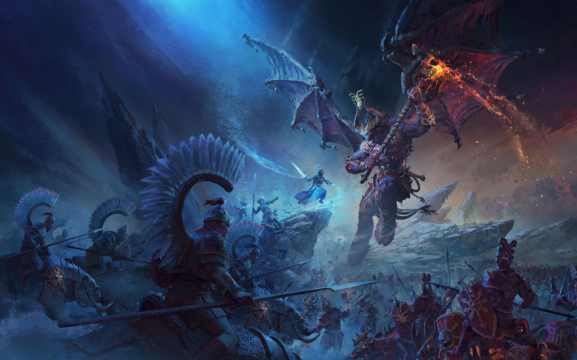 Total War: Warhammer III — key art