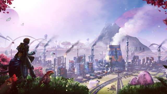 Satisfactory key art