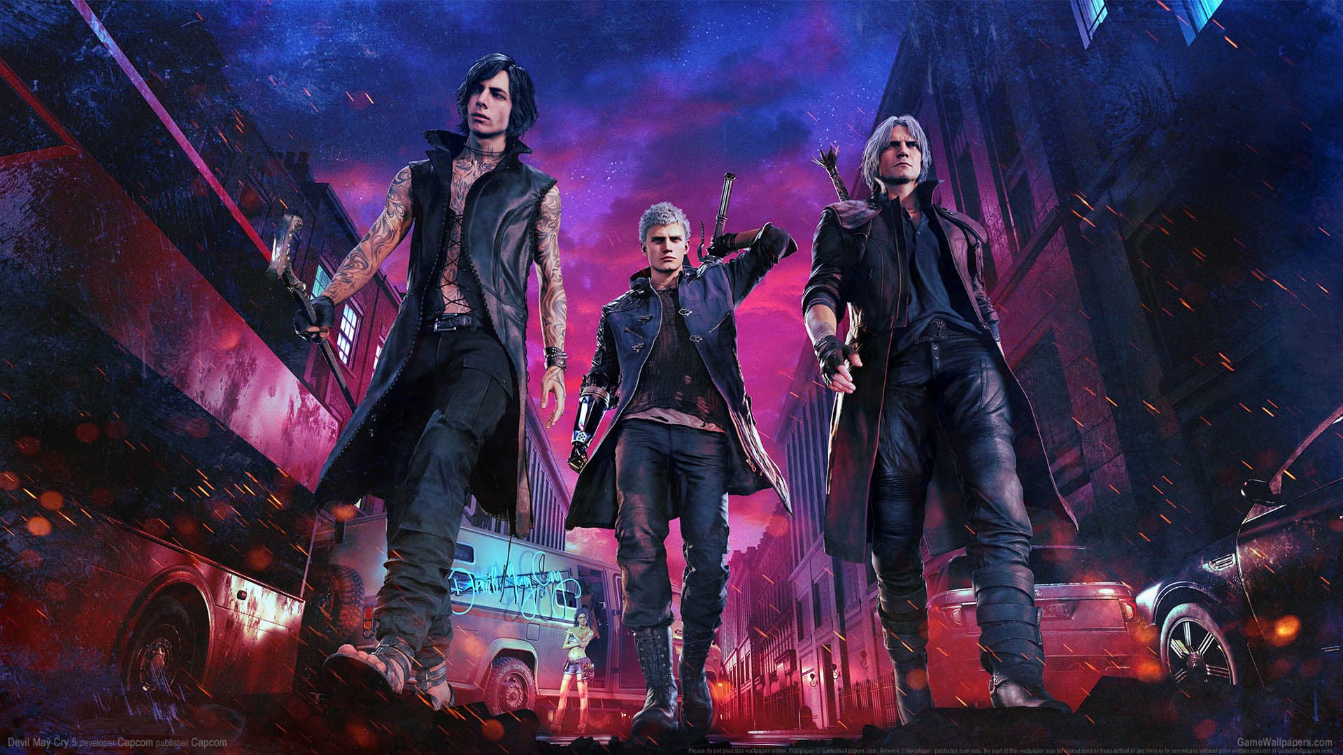 Devil May Cry 5 — key art