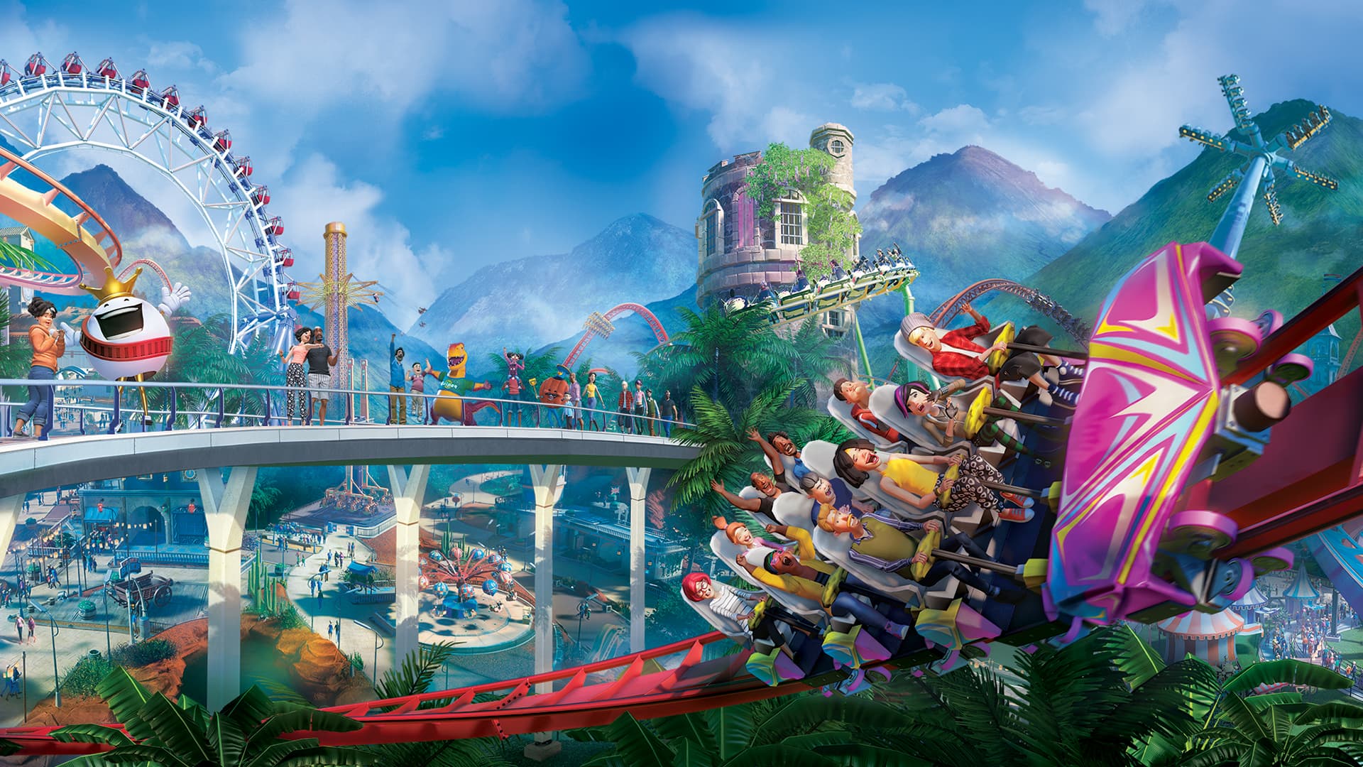 Planet Coaster — key art
